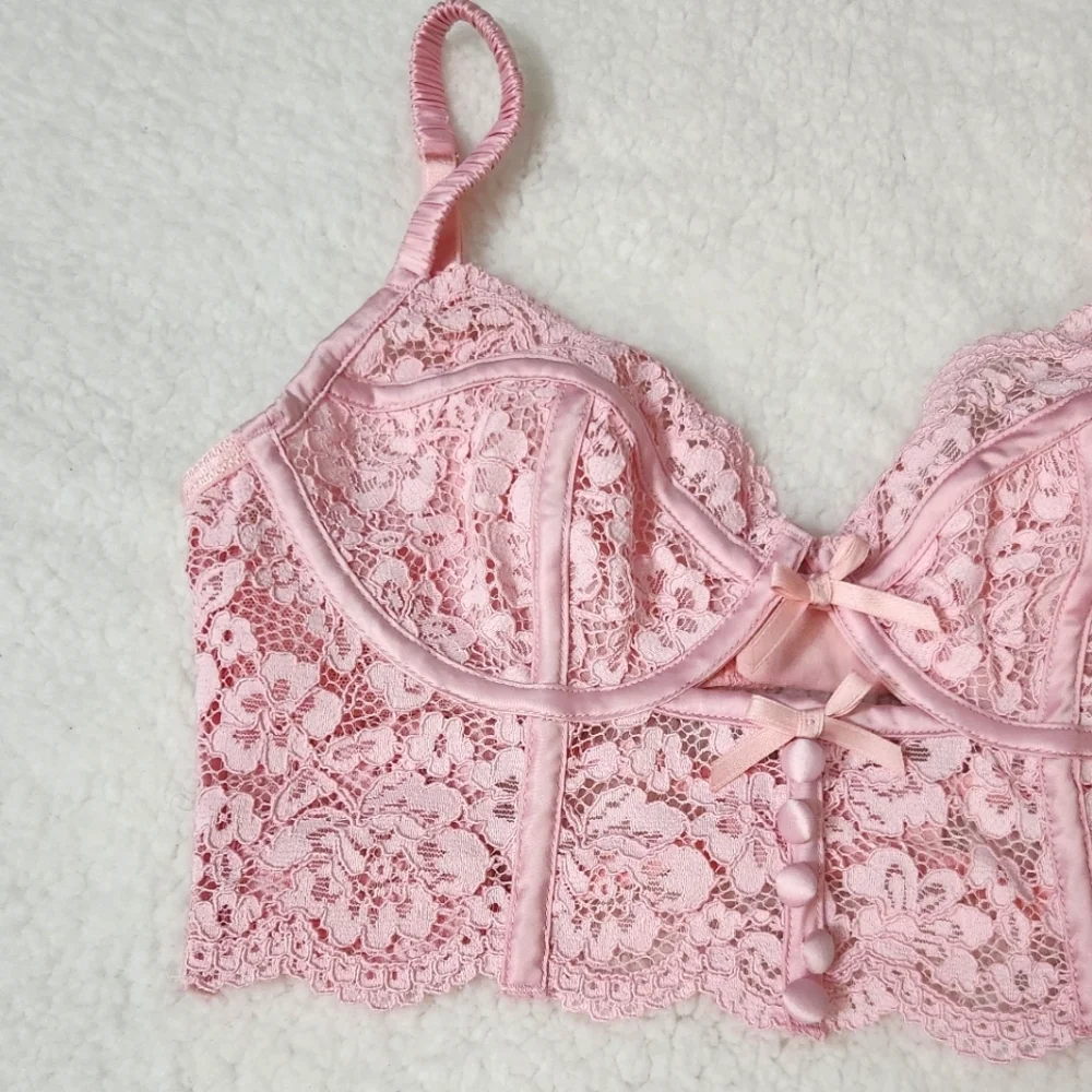 New!For Love and‎ Lemons Creamsicle lace underwire Bra